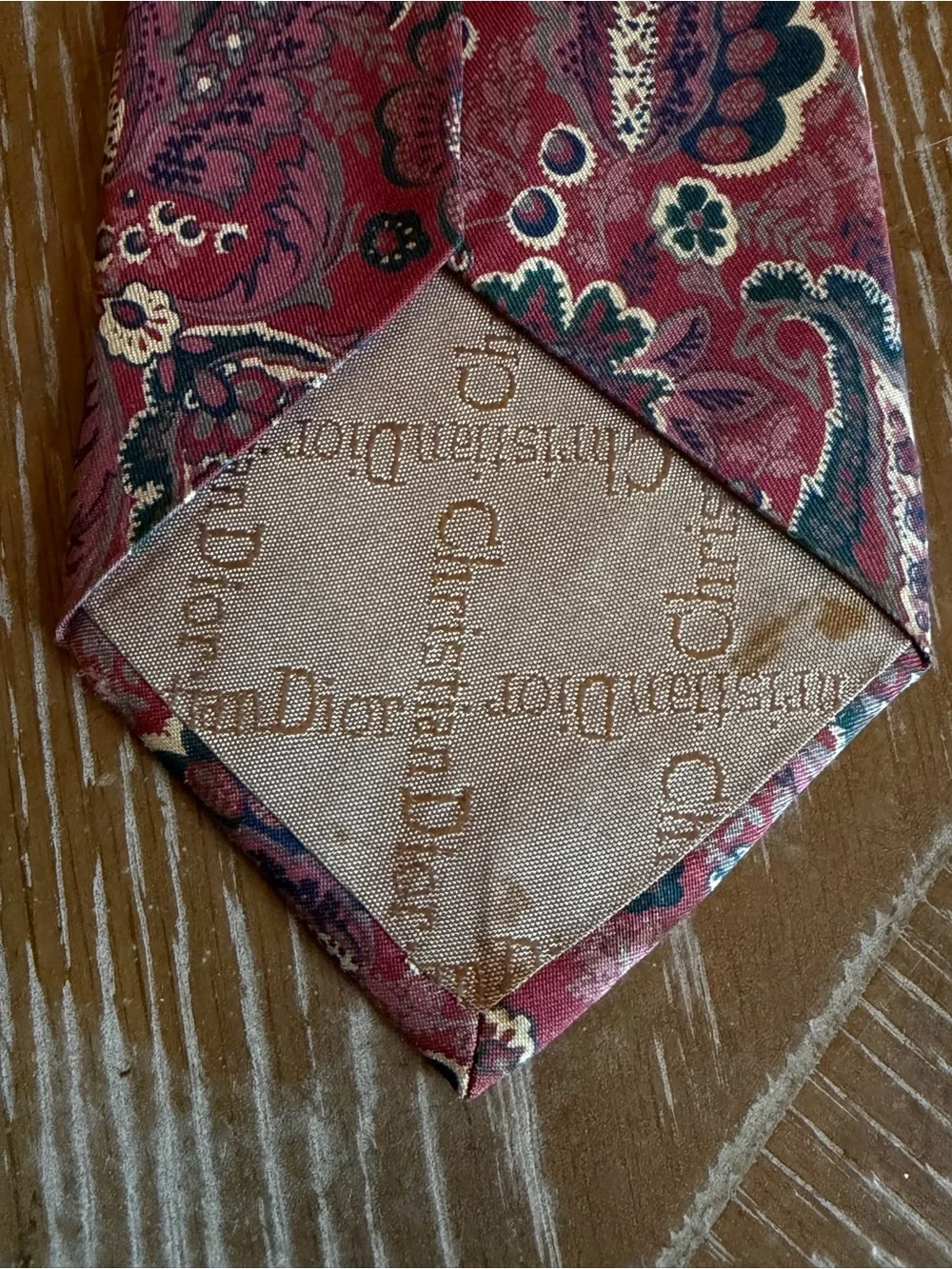 Pink-Plum Paisley & Floral Silk Tie